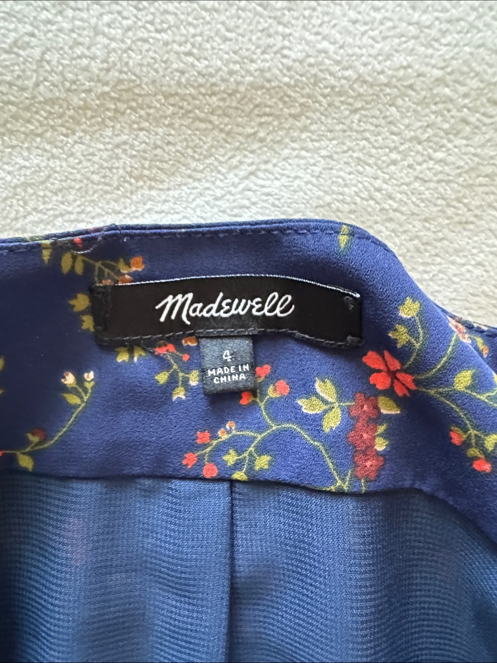 MADEWELL Amaranth Floral Wrap Dress - Picture 7 of 12